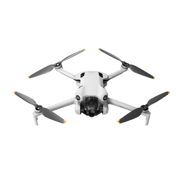 DJI Mini 4 Pro unfolded, front view with the gimbal camera visible