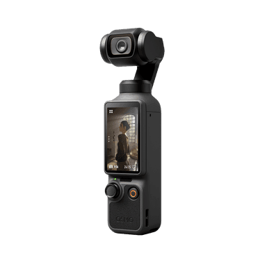 DJI Osmo Pocket 4 with its three-axis gimbal and flip-out screen